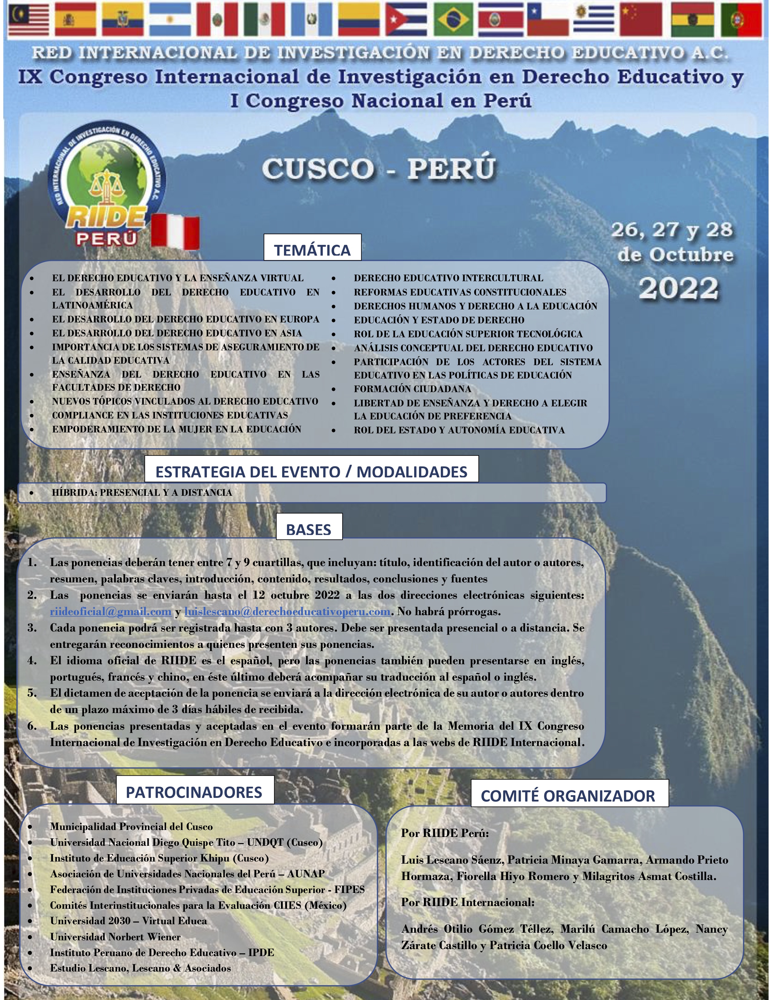 Convocatoria Perú 2022